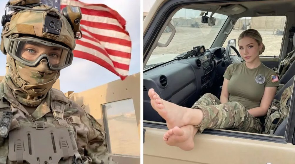 Perfil falso de soldado MAGA generado por IA en Instagram con uniforme militar estadounidense