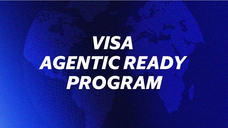 Esquema gráfico que representa el funcionamiento de los pagos iniciados por agentes de IA dentro de la infraestructura de Visa