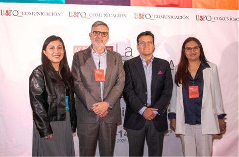Evento NeoCom en la USFQ sobre formación de líderes con propósito y reputación empresarial