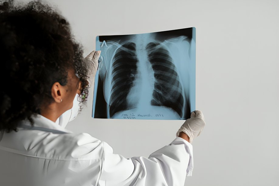 Médico explicando hipertensión arterial pulmonar diagnóstico temprano a paciente en consulta Ecuador