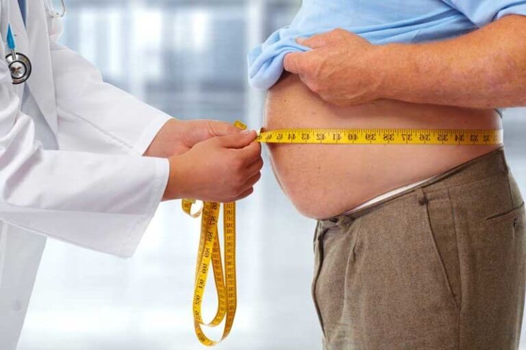 Gráfico que muestra el aumento de la obesidad y su impacto negativo en la salud pública global.