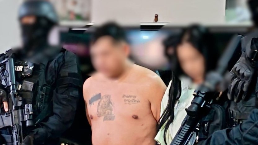 Operativo policial en Quito durante la captura de alias ‘Gordo Paúl’, presunto cabecilla de Los Lobos.