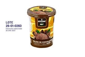 bacteria en helado de chocolate