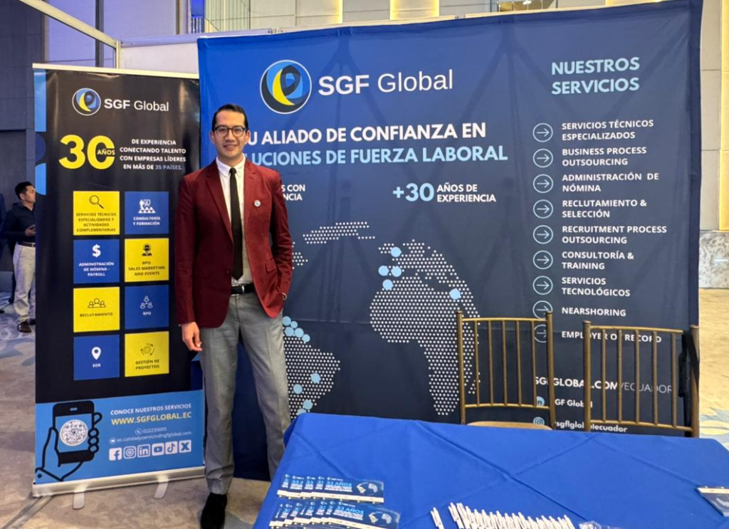 Sebastián Lima, de SGF Global, presenta tendencias en gestión del talento en Ecuador en la Expo Macro Rueda de Negocios de Guayaquil