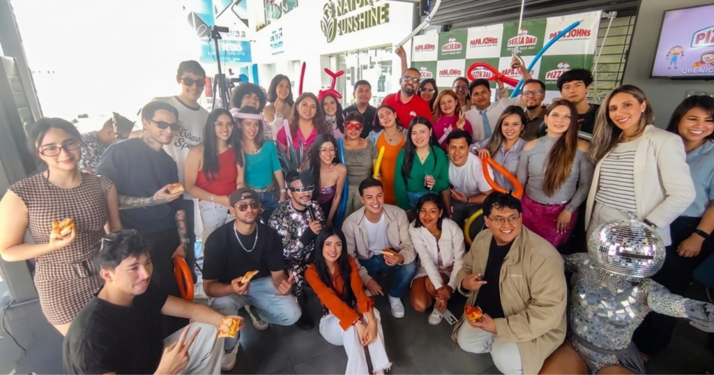 evento Pizza Day 2026 en Ecuador con participación de ciudadanos y apoyo a fundaciones