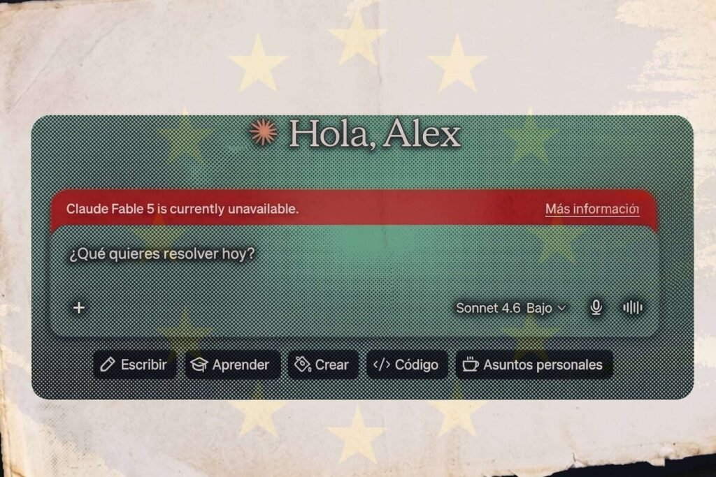 Representación conceptual de servidores informáticos independientes y redes de datos que simbolizan el impulso de la soberanía tecnológica en Europa.