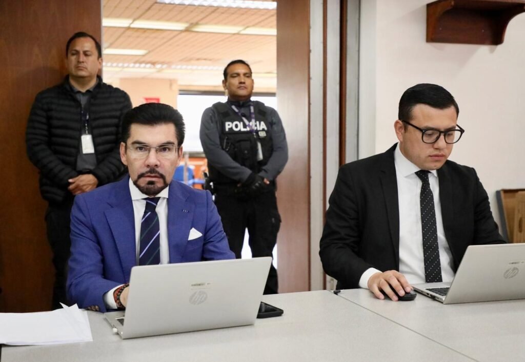 Carlos Leonardo Alarcón durante su participación en el proceso para la designación del Fiscal General del Estado.