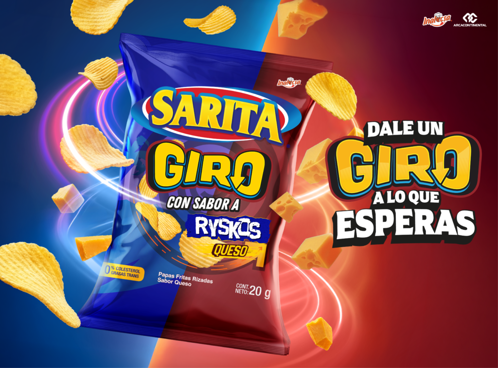 GIRO Sarita sabor Ryskos Queso