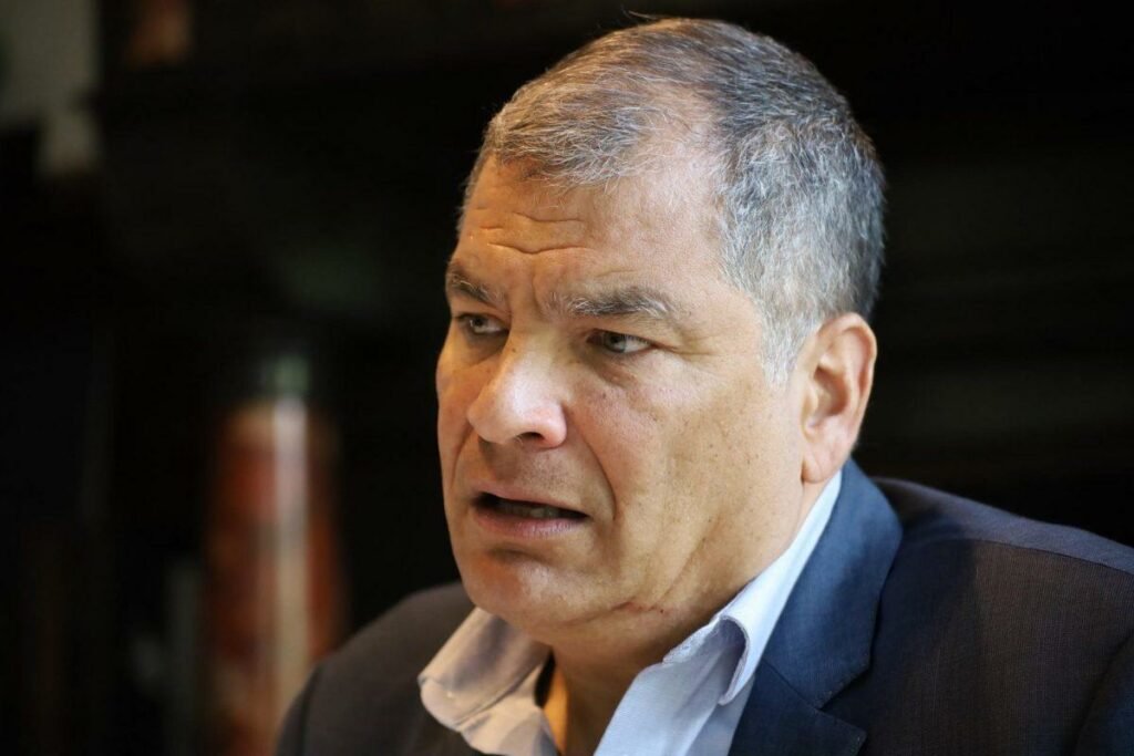 Rafael Correa, expresidente de Ecuador, en imagen de archivo, contexto de denuncia por espionaje en Segura EP