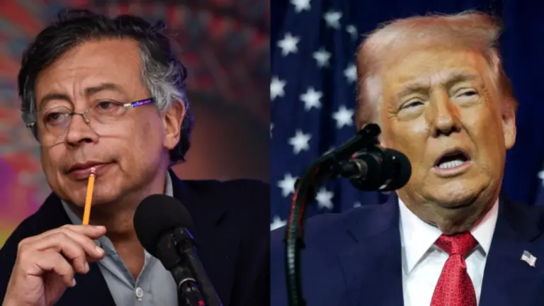 El presidente Donald Trump junto a Abelardo de la Espriella en un evento político reciente.