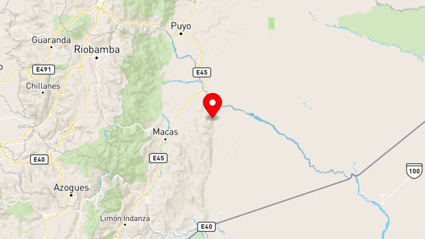 Temblor de 4,3 en Ecuador con epicentro cerca de Macas fue sentido en varias ciudades durante la madrugada del 30 de junio de 2026.