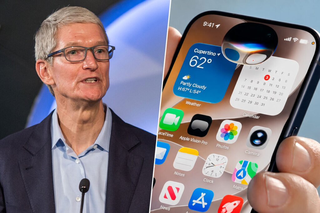 Representación del asistente virtual de la nueva Siri mostrando opciones de suscripción en la pantalla de un iPhone 18 Pro.