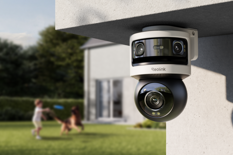 Reolink OMVI 3i WiFi, cámara de seguridad inteligente, sistema de triple lente, IA ReoNeura, videovigilancia 360 grados, cámaras de exterior sin cuotas, almacenamiento microSD NVR, Reolink OMVI 3i PoE, cámaras IP 18 MP, Fran León Xataka