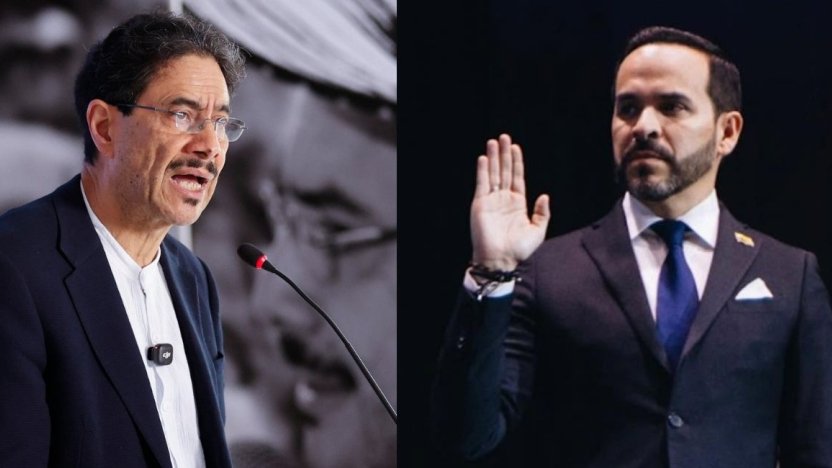 Reunión de empalme presidencial en Colombia tras las elecciones del pasado 21 de junio con Abelardo de la Espriella.