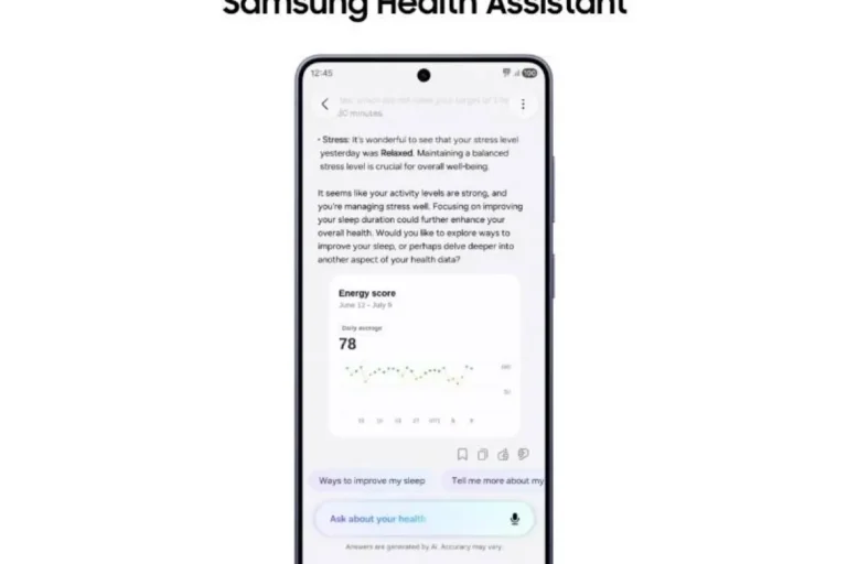 Health Assistant integrado en Samsung Health, asistente de inteligencia artificial para el seguimiento personalizado de la salud