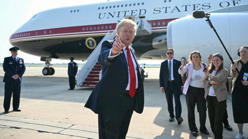 Donald Trump y Mark Rutte compareciendo ante la prensa en Ankara para discutir las relaciones comerciales con España.