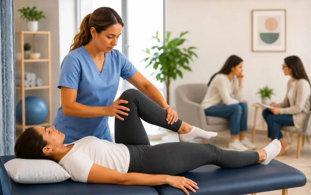 Profesionales de la salud analizando la importancia de la Fisioterapia y la Psicología en Ecuador