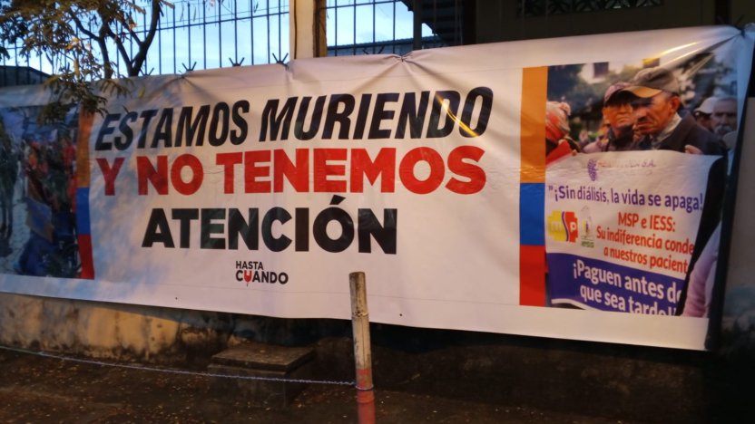 Paciente relata su situación en la calle, denunciando falta de atención médica por parte del Ministerio de Salud en Guayaquil, tengo VIH