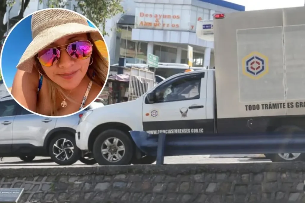 Policía Nacional realiza diligencias tras el asesinato de una abogada en Pedernales, ocurrido cerca de la Fiscalía del cantón.