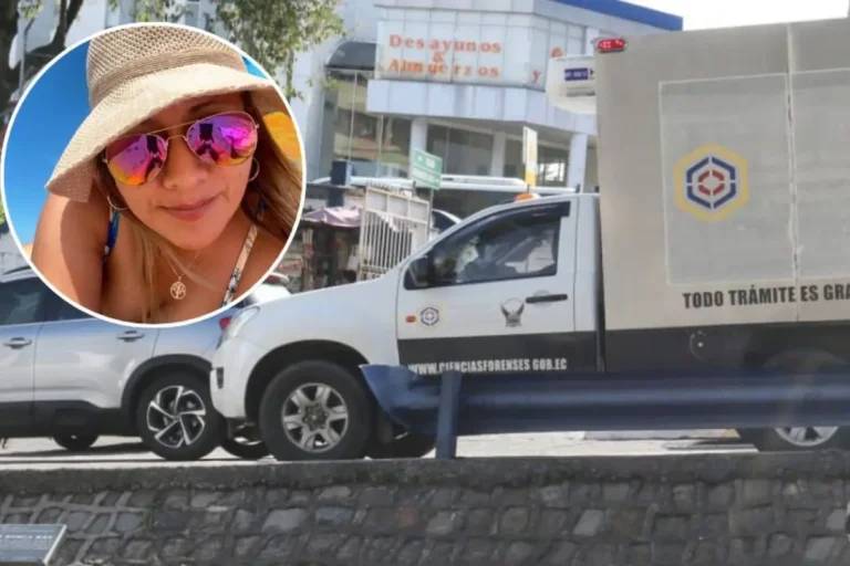 Policía Nacional realiza diligencias tras el asesinato de una abogada en Pedernales, ocurrido cerca de la Fiscalía del cantón.