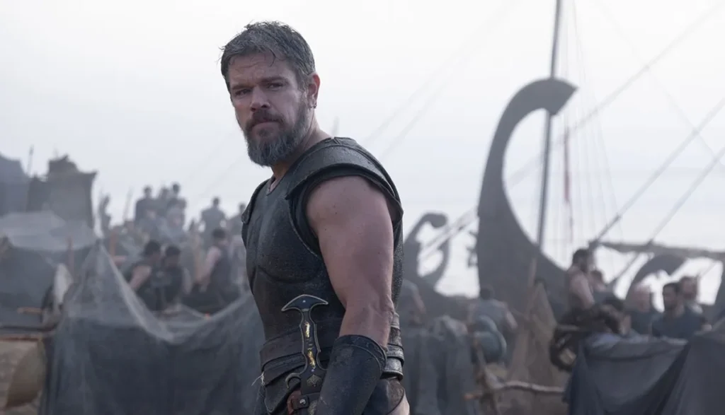 Matt Damon como Odiseo en la película La Odisea de Christopher Nolan