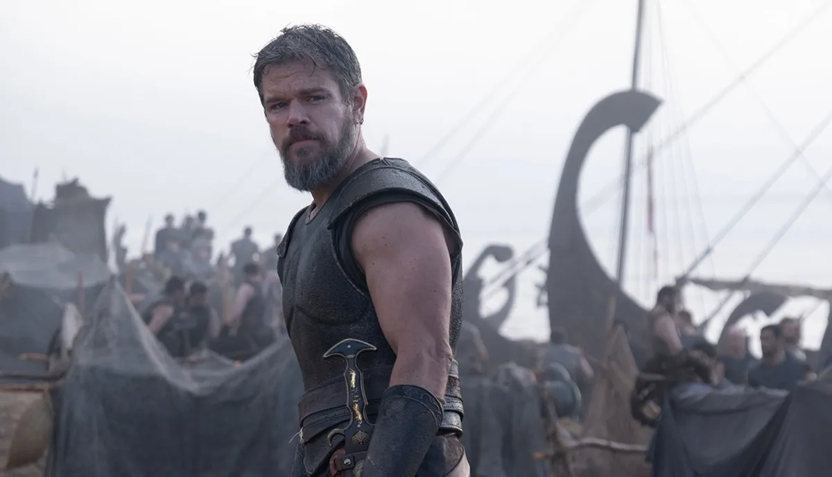 Matt Damon como Odiseo en la película La Odisea de Christopher Nolan