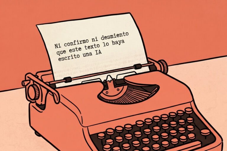 Representación conceptual sobre la marca invisible de Claude aplicada en código y textos digitales.