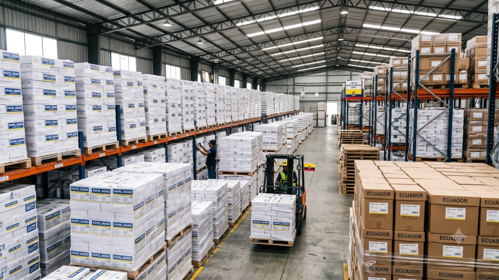El Estado ecuatoriano compró papel bond en compras públicas por USD 2,5 millones en seis meses, con 2.435 órdenes registradas por el Sercop.