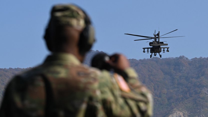 Militares en la zona de operaciones durante el conflicto entre Teherán y Washington