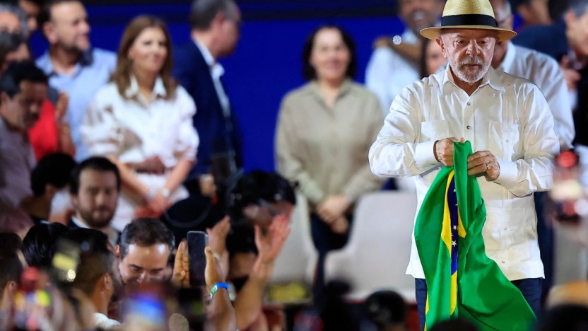 Convención del Partido de los Trabajadores donde **Lula buscará un cuarto mandato en Brasil
