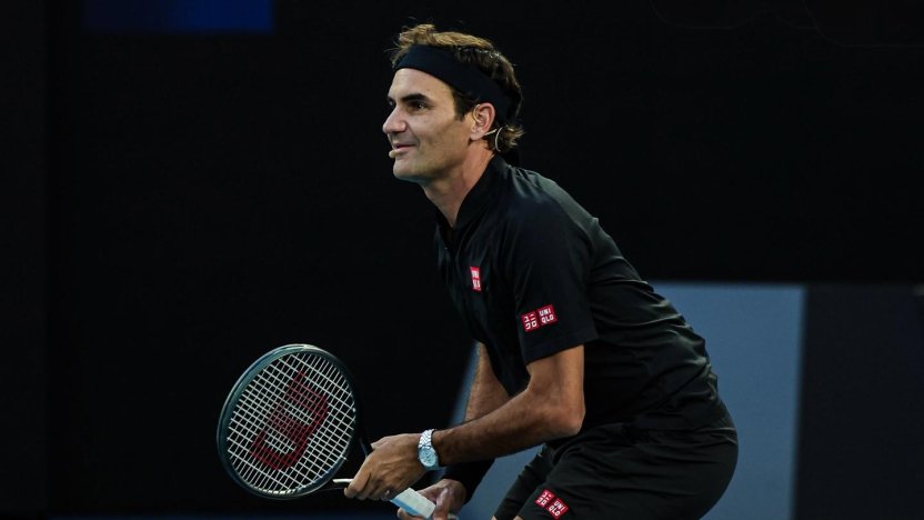 El tenista Roger Federer posando en un evento promocional tras publicarse el reporte sobre su patrimonio neto.