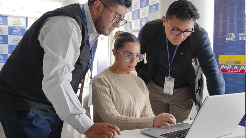 Candidatos a las alcaldías de Quito, Guayaquil y Cuenca para las elecciones de Ecuador 2026.