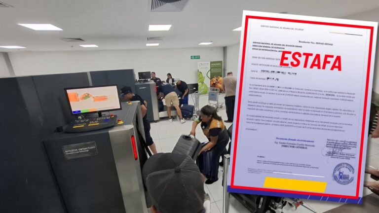 La Aduana del Ecuador advierte sobre una estafa con documentos del SENAE y logotipos falsos para exigir pagos. Conozca cómo verificar las notificaciones.
