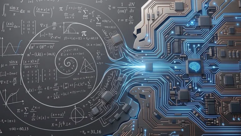Representación conceptual de ecuaciones matemáticas e inteligencia artificial avanzada