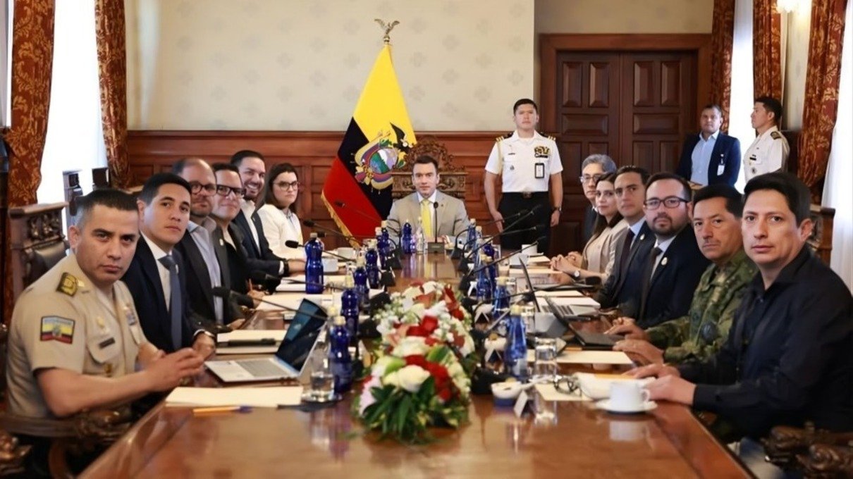 Daniel Noboa lidera reunión del Cosepe en Carondelet: ¿qué se analiza?