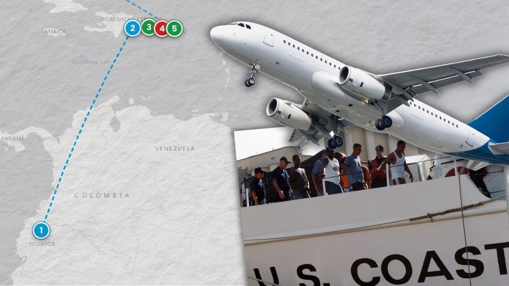 Ecuador, República Dominicana, Ruta dominicana, Migración irregular, Canal de la Mona, Ministerio del Interior, Puerto Rico, CBP, Yolas, Tráfico de personas