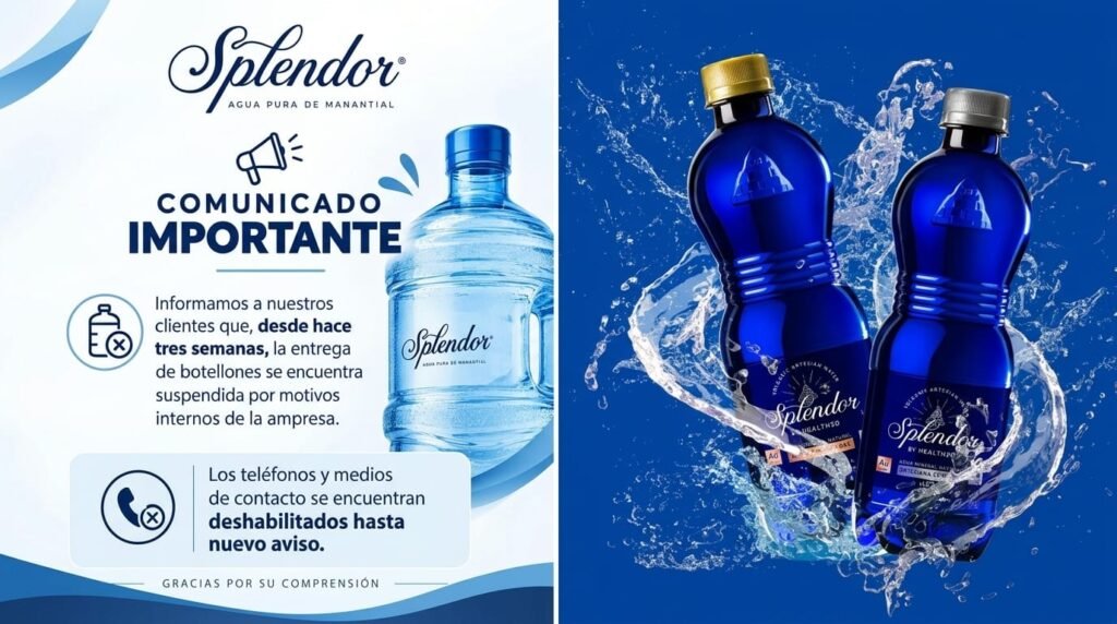 Splendor suspende entrega de botellones por conflicto en La Maná