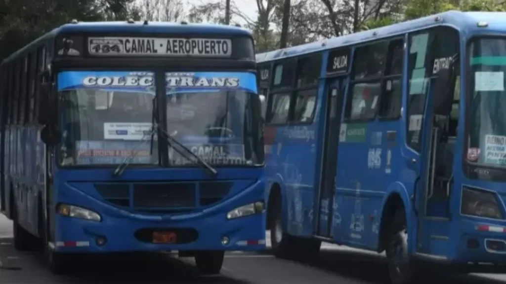 Buses urbanos de transporte público en Quito sujetos a demanda de inconstitucionalidad