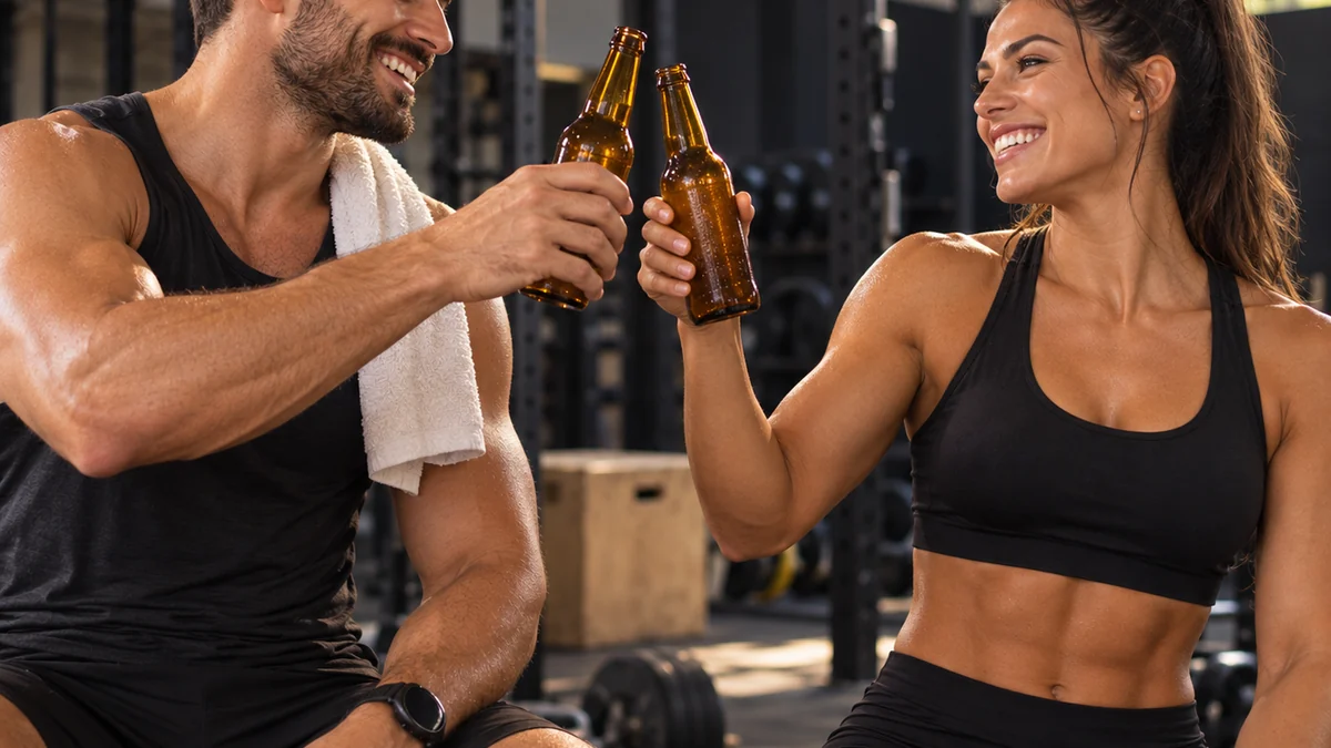 Persona entrenando fuerza en un gimnasio