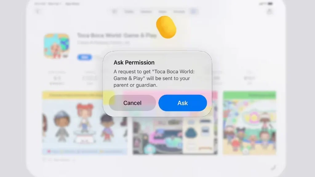 Dispositivos Apple con opciones de control parental y seguridad infantil en pantalla