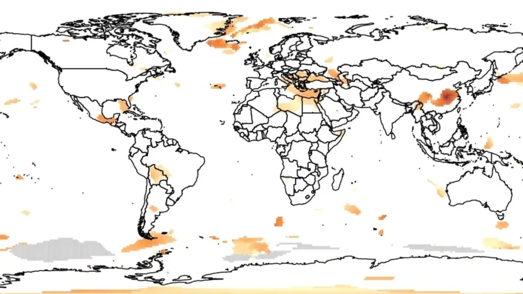 Impacto del calentamiento global en las temperaturas de la Tierra