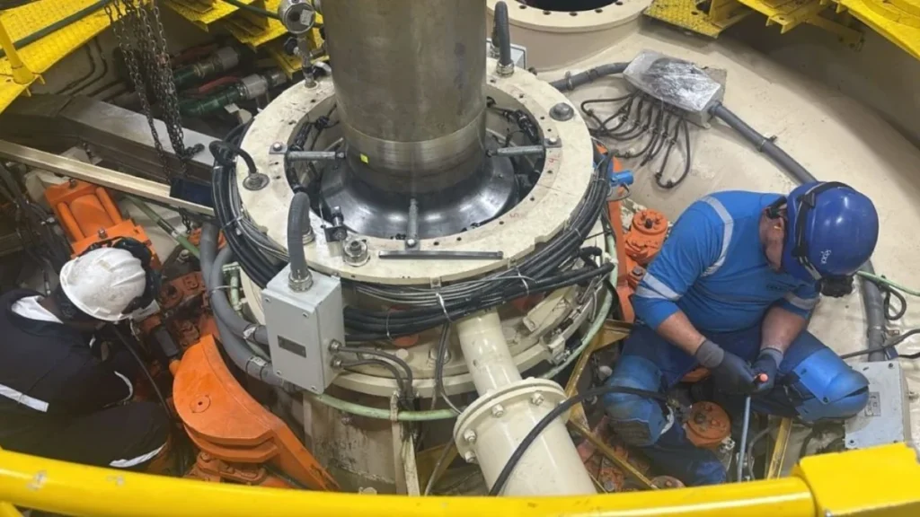 Central Hidroeléctrica Sarapullo, donde Celec completó el mantenimiento anual de la Unidad 3