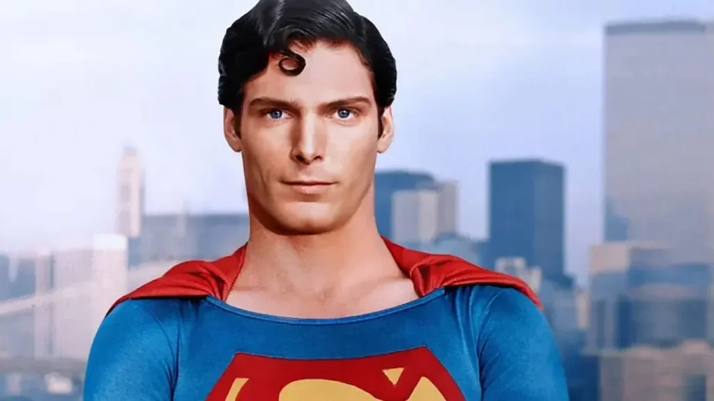 El actor Christopher Reeve en imagen histórica de su trayectoria en cine