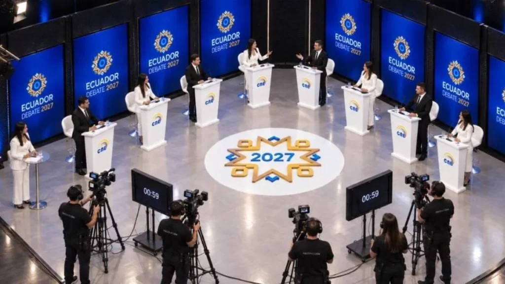 Urnas y material electoral del Consejo Nacional Electoral de Ecuador