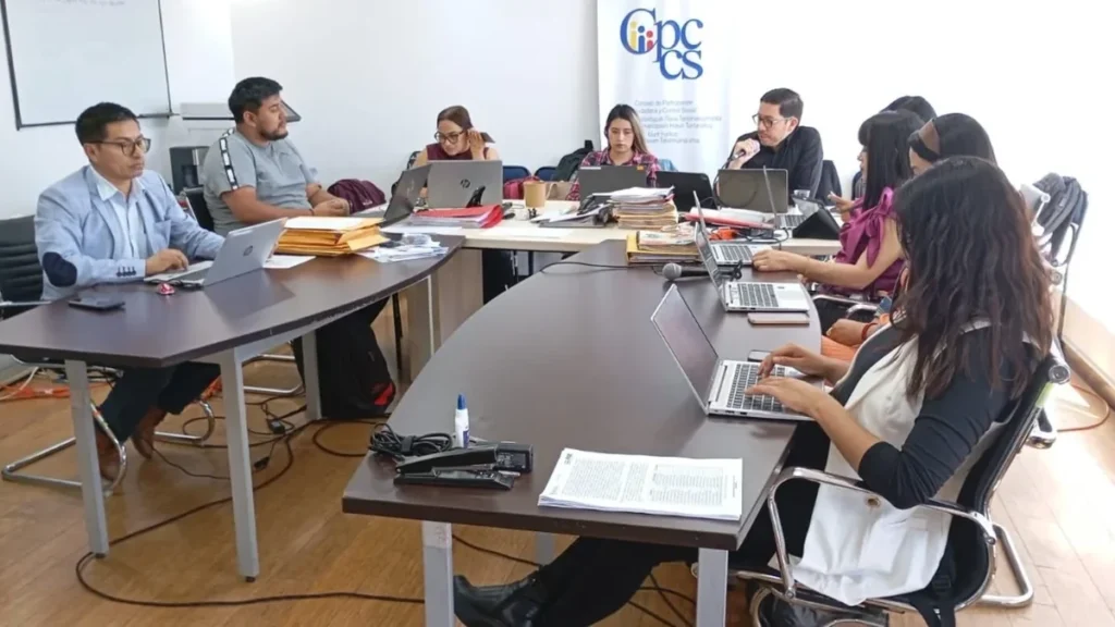 Mesa técnica de la Comisión Ciudadana de Selección del concurso para Fiscal General en Quito