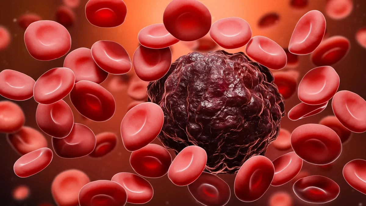 Laboratorio celular editando genes contra el cáncer de sangre con CRISPR