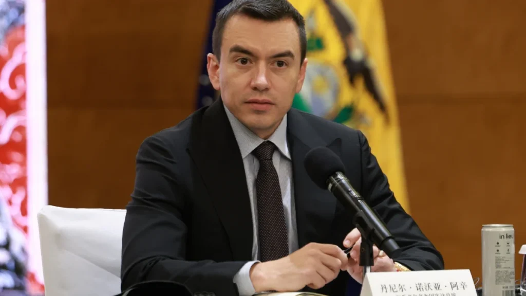 Presidente Daniel Noboa en actividad oficial