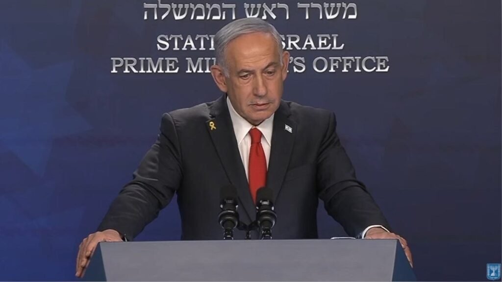 El primer ministro israelí Benjamín Netanyahu y diplomáticos en Oriente Medio