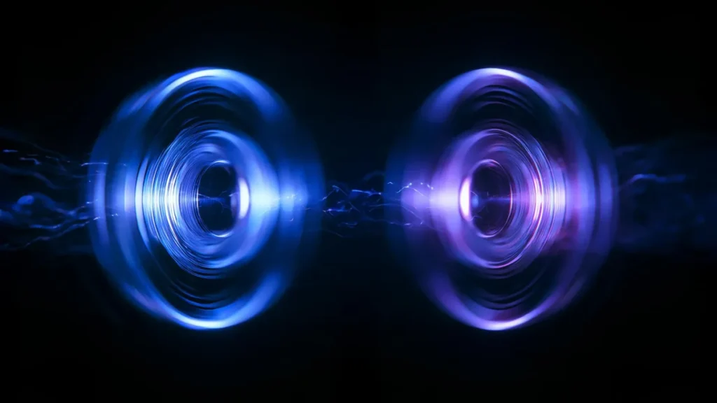 Experimento cuántico con oscilaciones de cristales de tiempo sincronizados