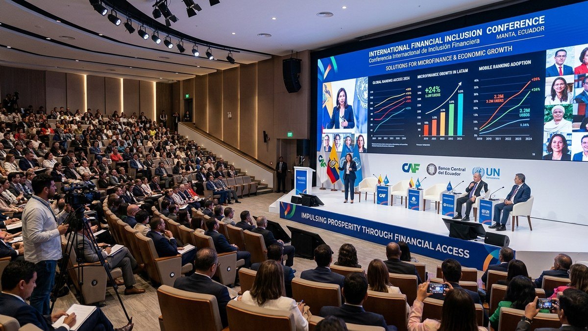 Foro Internacional de Inclusión Financiera inicia en Manta con 700 especialistas
